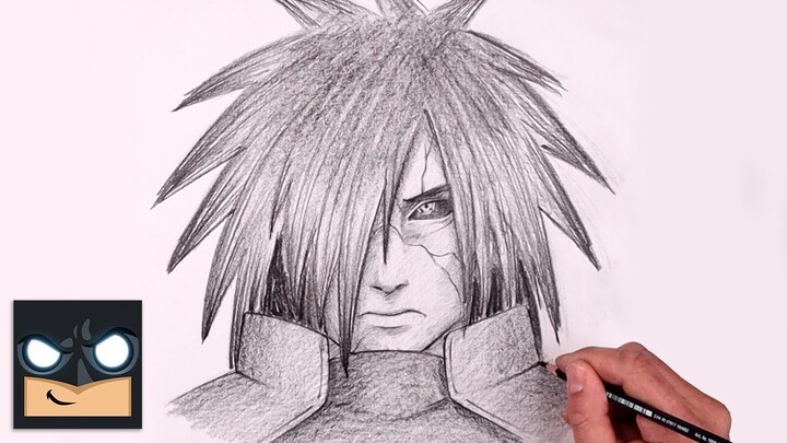 How To Draw Madara Uchiha | Naruto Sketch Tutorial (Step by Step)
