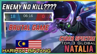 Eneny 0 Kill Natalia Cyber Spectre | Top Global Natalia Hammau Bintang