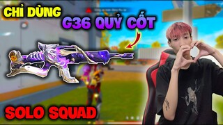 Đức Mõm Chỉ Dùng "G36 Quỷ Cốt" Solo Squad, Siêu Vũ Khí Hủy Diệt Map !!!