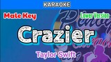 Crazier by Taylor Swift (Karaoke : Male Key : Lower Version)