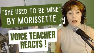 VOICE TEACHER REACTS to "She Used to be Mine" by Morissette