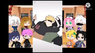 team 7 and jujutsu kaisen reacciona a sus tiktok's 1/4