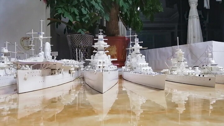 [Paper Model] Koleksi Kapal Perang Kertas