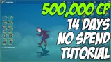 500,000 CP 14 DAYS WITHOUT SPENDING (TUTORIAL) Ni No Kuni Cross Worlds