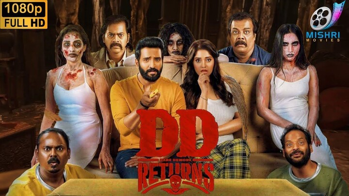 Dhilluku Dhuddu  South Horror Hindi Dubbed Movie  Santhanam 2025
