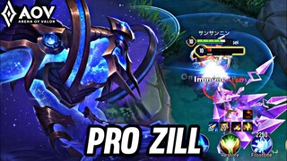 AOV : ZILL GAMEPLAY | PRO ZILL - ARENA OF VALOR LIÊNQUÂNMOBILE ROV COT 傳說對決