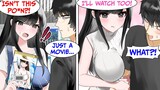 I Rent A Horror Movie But My Hot Classmate Suspects It's Naughty & Gets Jealous (RomCom Manga Dub)
