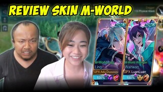 KETIKA PASCOL PAKE LING AUTO JADI ALBERTTT ?! REVIEW SKIN M-WORLD