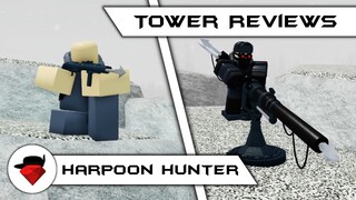 The NEW Harpoon Hunter (Winter 2022) | Tower Reviews | Tower Battles [ROBLOX]