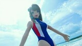 [kigurumi] The beautiful girl with the mask appeared in the swimsuit, and the figure is so good (new