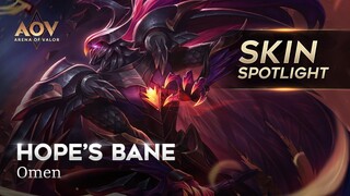 Hope's Bane Omen Skin Spotlight - Garena AOV ( Arena of Valor )