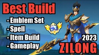 ZILONG BEST BUILD 2023 | TOP 1 GLOBAL ZILONG BUILD | ZILONG - MOBILE LEGENDS | MLBB