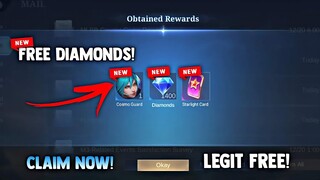 NEW! GET FREE 1K DIAMONDS AND SPECIAL SKIN + STARLIGHT CARD! LEGIT FREE! | MOBILE LEGENDS 2022