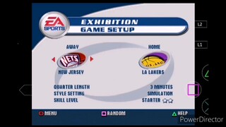NBA Live 2003 (PS1) P1 lose while CPU wins. Duckstation emulator.
