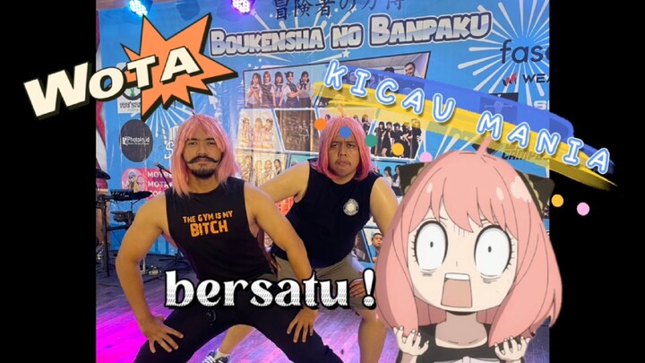 WOTA BERKUMPUL DI SEMARANG!!!!! ~~ anya sampe shock !!!! 😱 #JPOPENT