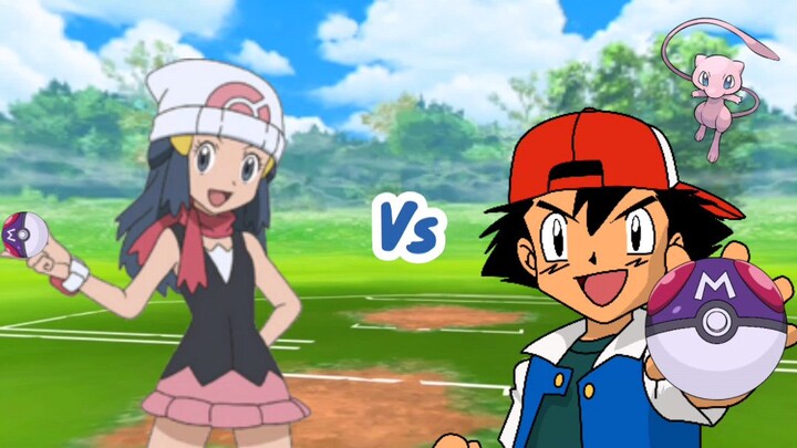 Ash Vs Dawn pokémon battle trailer 1080HD