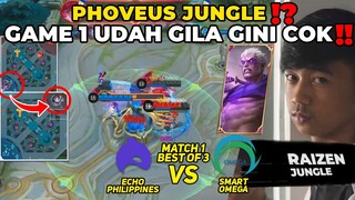 PHOVEUS JUNGLER OP KAH ⁉️ GAME 1 UDAH GILA GINI BEGINI COMEBACKNYA COK - MPL PH ECHO VS OMEGA GAME 1