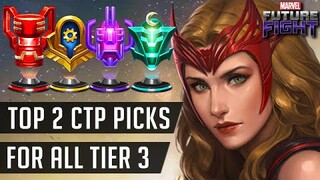 Top 2 BEST CTP for EVERY TIER 3 Character! (Dec 2021) - Marvel Future Fight