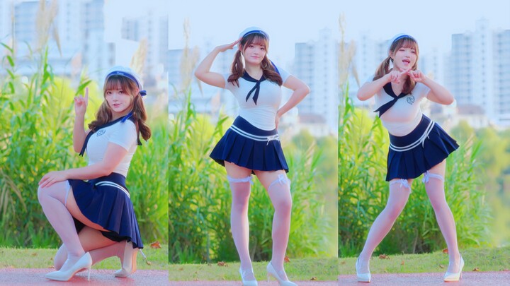 Gila banget~ Gadis pelaut sutra putih yang energik!