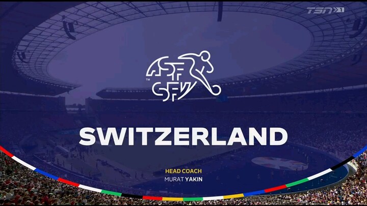 Euro 2024 Round 16 | Swiss vs Italia