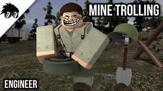 Being A Mine Troll | Roblox D Day Engineer | Engineer Gamepass