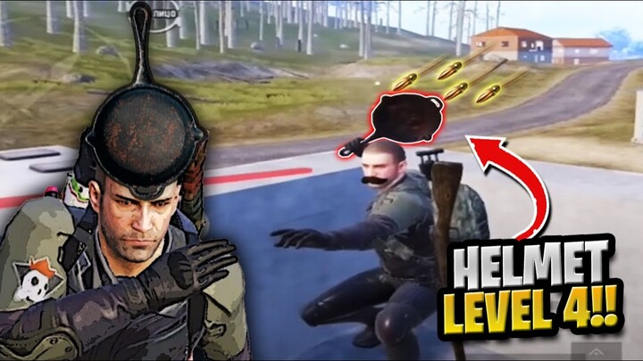 INI DIA HELM LEVEL EMPAT! SNIPER JUGA GA TEMBUS! - PUBG MOBILE