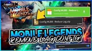 CONFIG MOBILE LEGENDS REMOVE LAG! (DARK MODE) | ZUiXUA Official | MOBILE LEGENDS