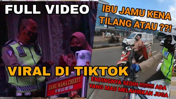 ibu Jamu Kena Tilang atau ? Endingnya Haru !! Viral Di Tiktok