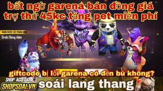 Free fire| garena bất ngờ bán trợ thủ đồng giá 45 kim cương, mở hộp hành động bao nhiêu kc?