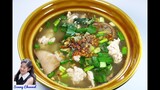 ข้าวต้มหมูสับ น้ำข้น : Minced Pork Porridge l Sunny Thai Food