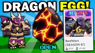 *NEW* DRAGON EGG!! (update item) | Roblox Bedwars Season 6