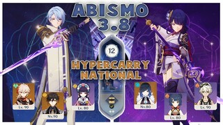 Abismo 3.8 Ayato Kamisato & Ei Raiden Shogun | Genshin Impact
