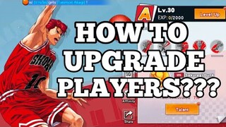 How to Upgrade Players in Slam Dunk Mobile??? | Slam Dunk Mobile Tutorial