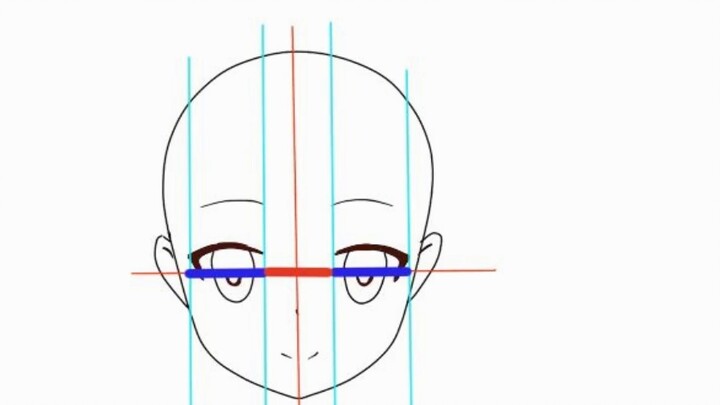 [Tutorial Menggambar Wajah] Cara menggambar profil wajah dengan cara paling sederhana~ Langkah perta