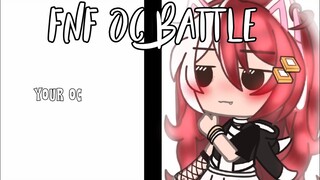 Fnf Oc Battle || Join if you want to! || #cloudiifnfocbattle || Gacha Club || Fnf || Lazy #shorts