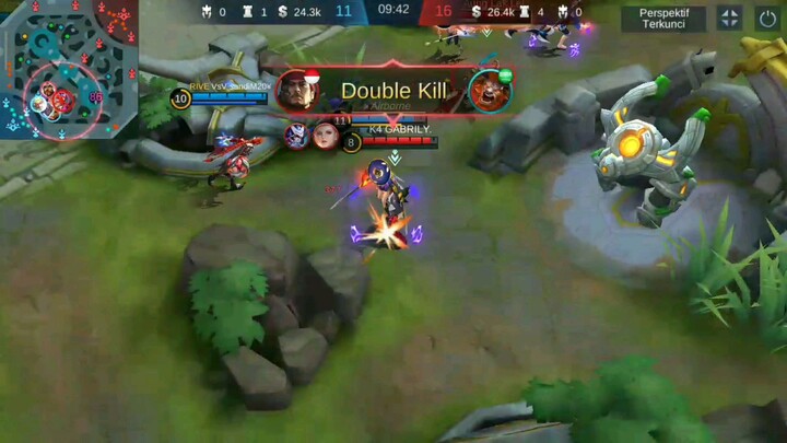 Fanny 1 vs 5, Maniac!!? #MobileLegendsBangBang