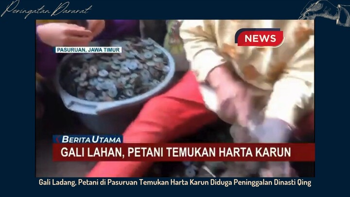 Gali Ladang, Petani menemukan harta karung