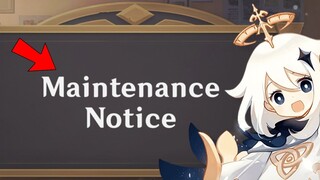 GOODBYE VERSION 2.6!! WELCOME 2.7 Official Banners, Maintenance Start, Pre-Update.. - Genshin Impact