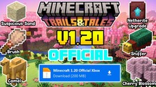 Update MCPE Terbaru || Versi 1.20 Official || Trails and Tales