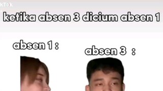 POV: ketika absen 3 dicium absen 1