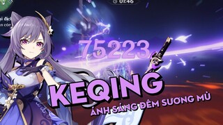 [SHOWCASE] ENDGAME KEQING build của tôi - vũ khí Ánh Sáng Đêm Sương Mù 5* - GENSHIN IMPACT