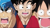 goku and luffy and toriko is best big 3