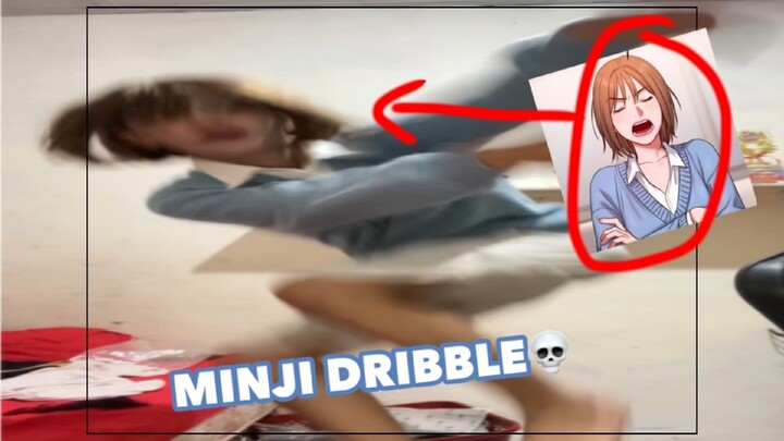 MINJI DRIBBLE BY TAMA💀bonus video di akhir woylah cik😅