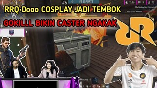 Gookil Bikin Ngakak❗RRQ•dooo COSPLAY JADI DINDING, GAK KENOTIS | Turnamen Free FireUECS