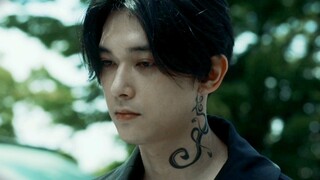 Mikey versi 4k/Live-action, dengan rambut hitam dan gandum hitam, sangat bagus untuk mengembalikan a