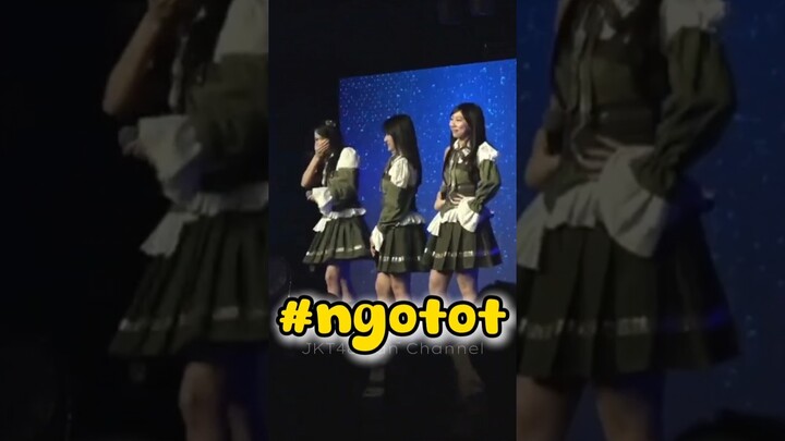 Adel: Sorry sorry udah mau grad 😌 #jkt48 #adeljkt48 #jessijkt48 #kathrinajkt48 #cathyjkt48