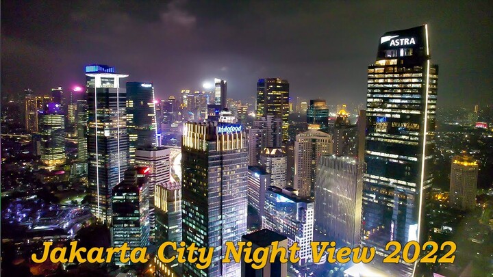 Jakarta at Night 2022 [Drone View]