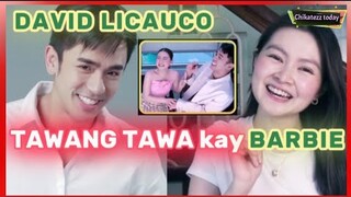 DAVID LICAUCO TAWANG TAWA sa KAKULITAN ni BARBIE FORTEZA