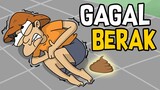 GAGAL BERAK | kartun acing lucu | Funny Cartoon