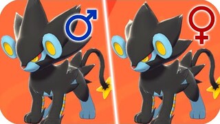 Pokémon Sword & Shield DLC : All Added Gender Differences (Side by Side)